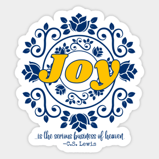 Joy CS Lewis Sticker